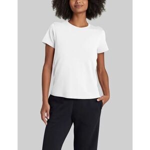 Tommy John Women's Crew Neck Tee in White Size Large $64